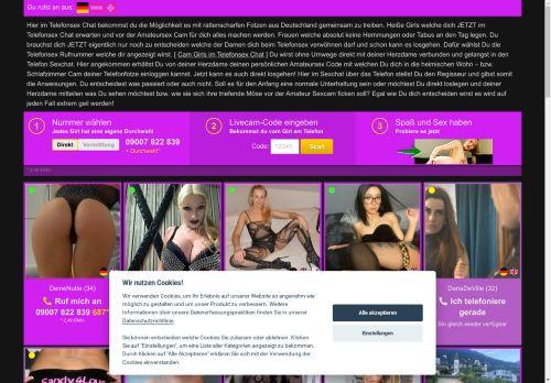 Telefonsex mit Amateursex Cam Girls